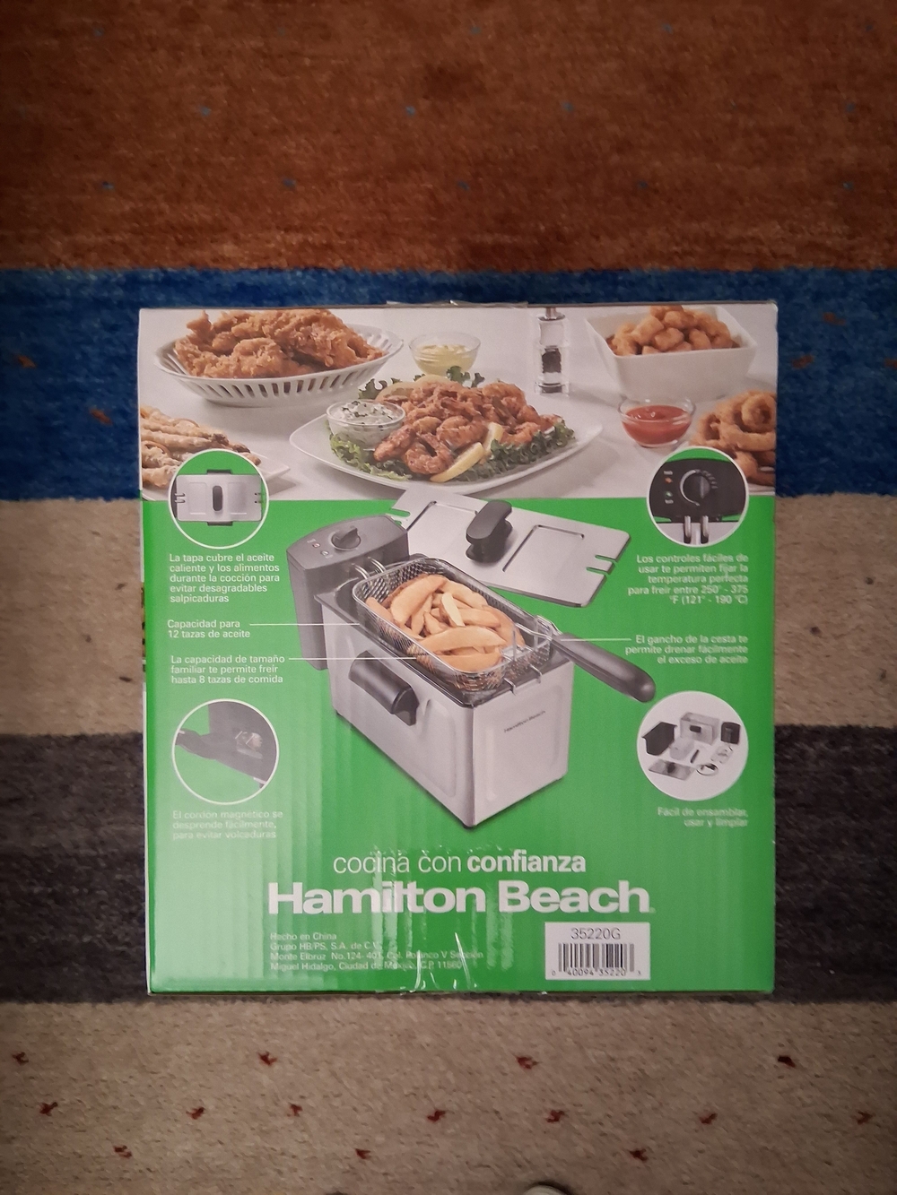 12-cup Oil Capacity Family-Size Deep Fryer